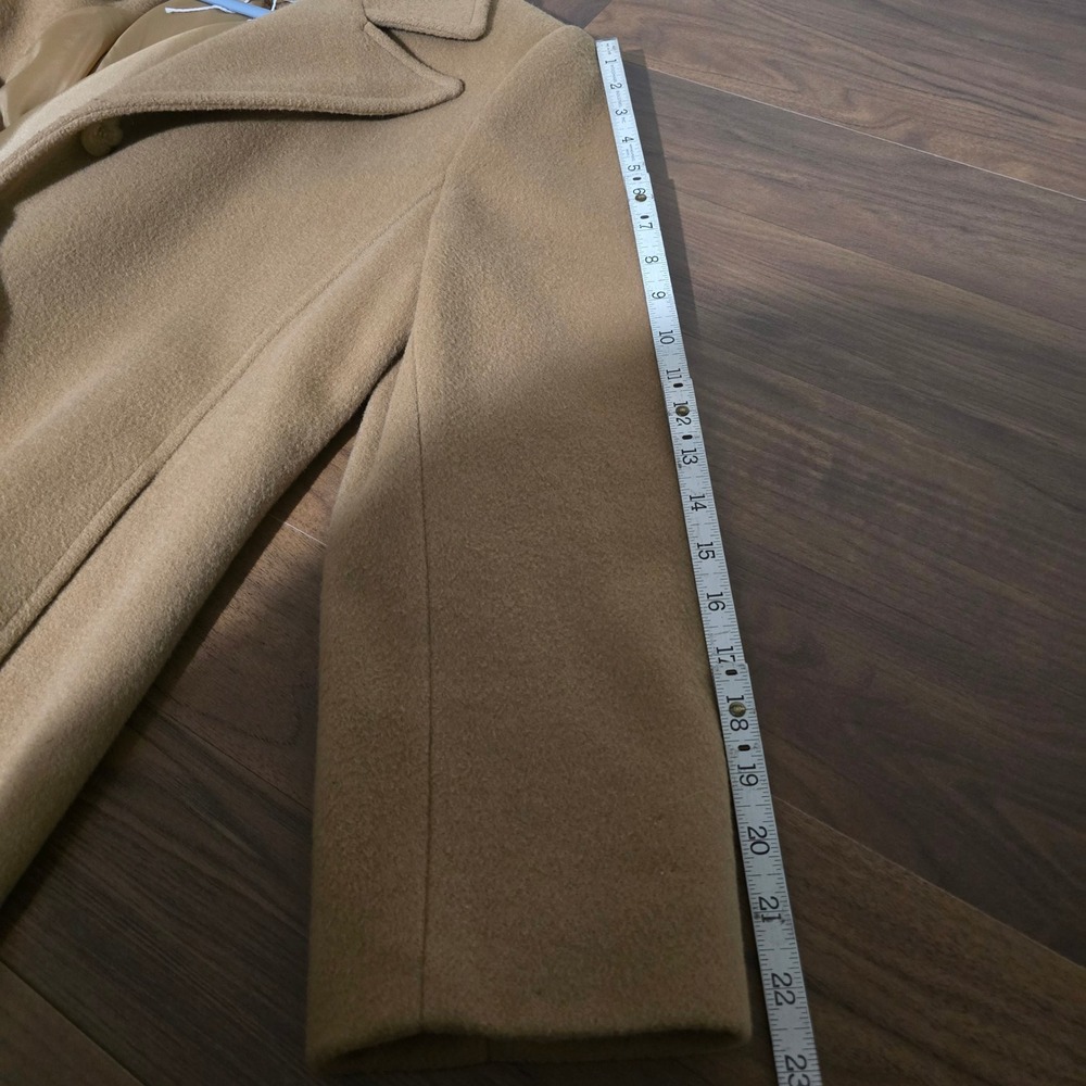 WORTHINGTON Women's Camel 100% Wool Coat Size 10 Petite - Picture 8 of 8
